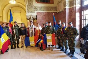 Nouă militari au refăcut drumul fruntaşilor sălăjeni la Marea Adunare Naţională de la Alba Iulia