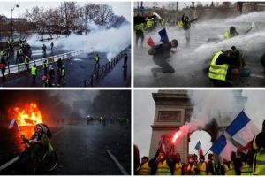 Proteste violente în Franţa: 110 răniţi şi peste 270 de manifestanţi reţinuţi la Paris