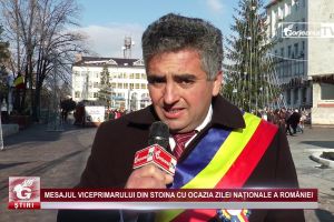 MESAJUL VICEPRIMARULUI DIN STOINA CU OCAZIA ZILEI NAȚIONALE A ROMÂNIEI