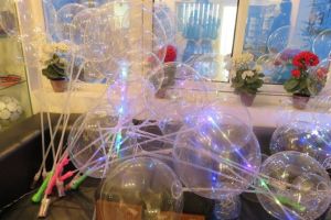 Baloane cu led confiscate de poliţiştii locali la Târgul de Crăciun din Timişoara