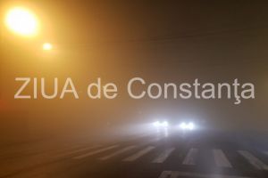Conditii dificile de trafic in Constanta la aceasta ora, din cauza cetii (galerie foto) 