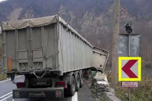 Tamponare între Tir-uri la Boiţa