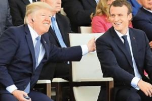Trump face MIȘTO de Macron pentru LECȚIA primită de la „vestele galbene”