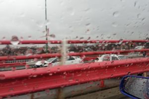 Accident pe podul de la Dârste