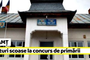 Neamţ: 5 posturi scoase la concurs de primăriile din Neamţ