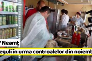 DSV Neamţ: Nereguli privind manipularea produselor alimentare
