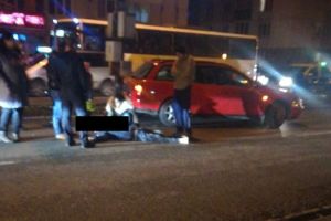 Bărbat lovit de o maşină în timp ce încerca să traverseze Bd. Independenţei (FOTO)