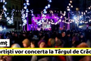 Neamţ: Ce artişti vor concerta la Târgul de Crăciun la Neamţ. Vezi programul (7 decembrie – 5 ianuarie)