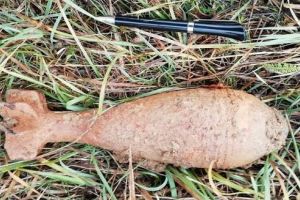 FOTO: Bombă găsită în Vătava!