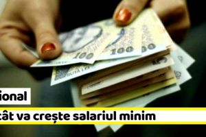 Naţional: Cu cât vrea să crească Guvernul salariul minim