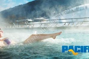 Iarna este ca vara, într-o piscină încălzită!