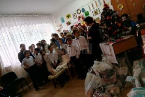 Moş Nicolae, la Centrul Şcolar de Educaţie Incluzivă Suceava