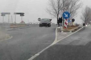 Accident rutier pe E70, la Roşiorii de Vede; o persoană a rămas încarcerată
