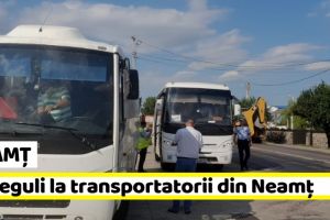 Neamţ: Nereguli la transportatorii din Neamţ, găsite de inspectorii ITM