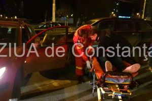 Accident rutier la intersectia dintre soseaua Mangaliei si strada Theodor Burada din Constanta.  O victima. Doua autoturisme implicate  