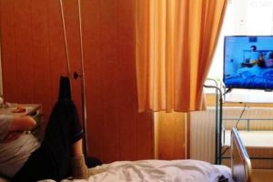 FOTO Cadou de Moş Nicolae – Televizoare noi la Spitalul Judeţean din Sibiu