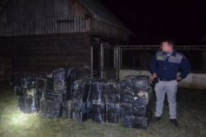 Contrabandistii au ramas fara tigarile ascune intr-o anexa din Lunca la Tisa