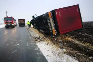 Accident rutier pe DJ504, între Alexandria şi Cernetu