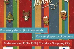 Târg de Crăciun caritabil pentru copiii din centrele de plasament din judeţ