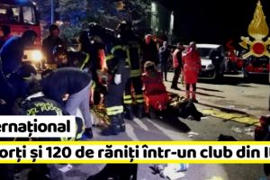 Internaţional: 6 morţi şi peste 100 de răniţi într-un club din Italia