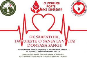 Campanie de donare de sânge, organizată de Asociaţia „Hoinari în Sălbăticie”