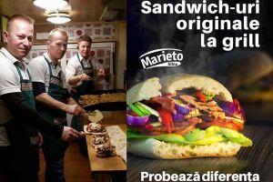 Celebrele sandwich-uri Marieto se vând la Târgul de Crăciun din Sibiu
