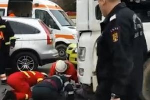 Pieton lovit de masina in Ploiesti, in timp ce traversa pe trecere