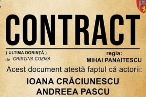 Piesa de teatru “Contract” jucată la Sighişoara