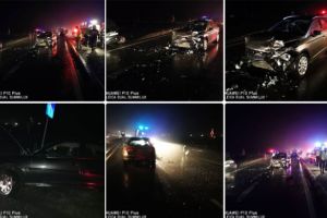 Coliziune frontală pe DN1, aproape de Avrig. Trafic îngreunat.