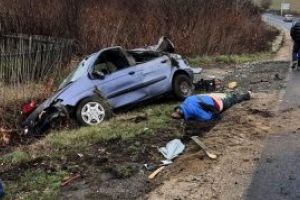 DIN TRAFIC: Accident grav cu un ranit la Grosi (FOTO)