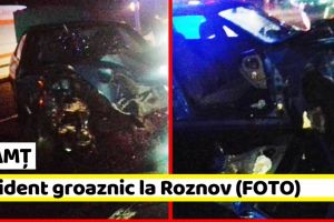 Neamţ: Accident groaznic la Roznov. Un mort şi trei răniţi (FOTO)
