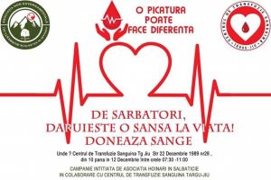Campanie de donare de sânge, organizată de Asociaţia „Hoinari în Sălbăticie”