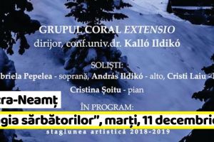 Piatra-Neamţ: Spectacolul „Magia sărbătorilor”, marţi, 11 decembrie