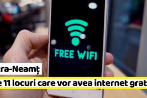 Neamţ: Cele 11 locuri din Piatra-Neamţ care vor avea internet gratuit