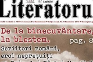 „Literatorul”, o revistă istorică revine la viaţă