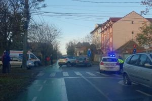 Accident provocat de o şoferiţă care nu a acordat prioritate, la Timişoara