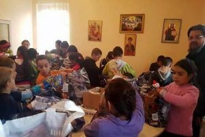 Acţiune social-filantropică la  Sângeru de Pădure