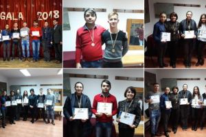 FOTO: Elevii Liceului Tehnologic Ocna Mureş premiaţi la “Gala Tinerilor Ocnamureşeni”