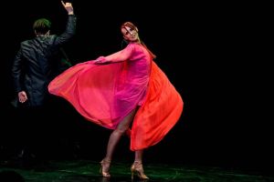 VIDEO Magie nemaivăzută la Sibiu – Artista care se dezbracă şi se îmbracă în timp record