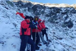 (Foto) Salvamontistii din Borsa au sustinut un examen de reatestare. Acestia vor fi la datorie si in aceasta iarna