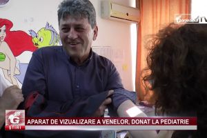 APARAT DE VIZUALIZARE A VENELOR, DONAT LA PEDIATRIE