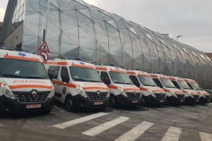 FOTO Noile ambulanţe au ajuns miercuri la Sibiu