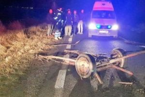 ACCIDENT cumplit, cu un MORT şi TREI RĂNIȚI, la Constanţa. Căruţă spulberată de un autoturism