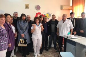 Aparat de vizualizare a venelor, donat de Rotary Târgu-Jiu Secţiei Pediatrie