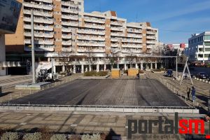 Mâine se deschide patinoarul din centrul Sătmarului. Acoperit de o cupolă impresionantă de luminiţe