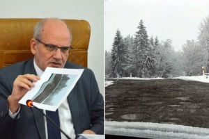 La un an după alunecarea de teren de la Vârfuri, şeful CNAIR promite că „la anul” se vor relua lucrările pe DN 76 pe cei 33,3 km până la Ştei (FOTO)