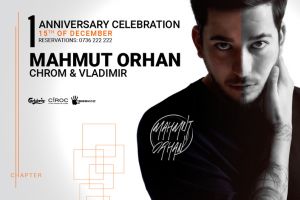 Clubul Intense, aniversare de un an: Mahmut Orhan, pentru prima oară în Oradea, sâmbătă, 15 decembrie!