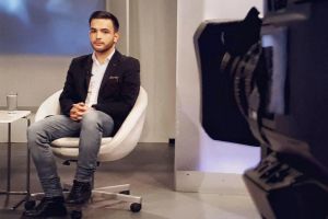 FOTO. Vis împlinit! Rafaelo Varga, reporter la o televiziune naţională