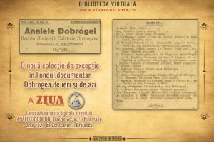 #citesteDobrogea:  O fapta culturala neobisnuita. Lucrari din Biblioteca Virtuala ZIUA de Constanta