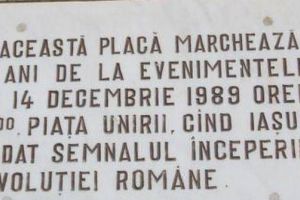 “Revoluţia a început la Iaşi” 18-22 decembrie 2018